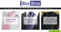 Desktop Screenshot of blueshineindia.com